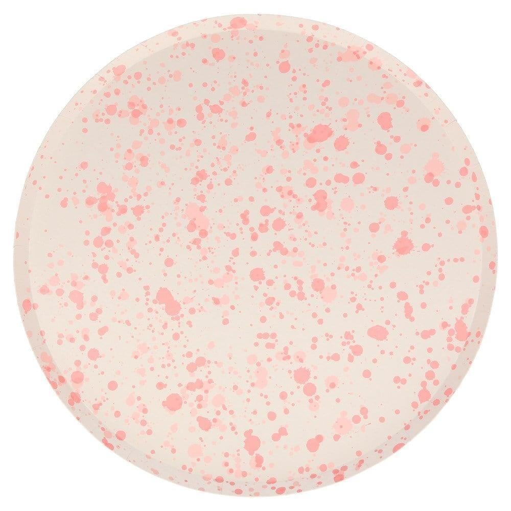 Meri Meri - Speckled Plates - Noktalı Tabaklar - L - 8Li