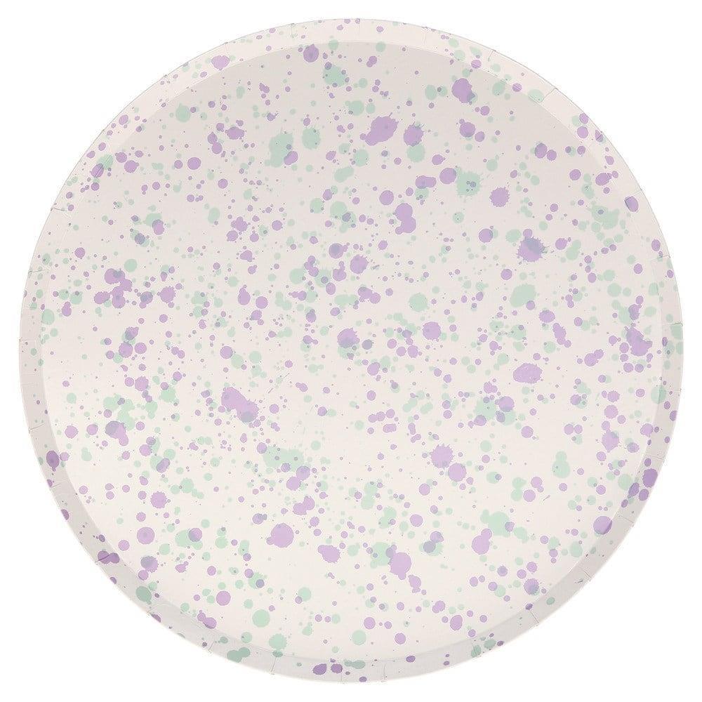Meri Meri - Speckled Plates - Noktalı Tabaklar - L - 8Li