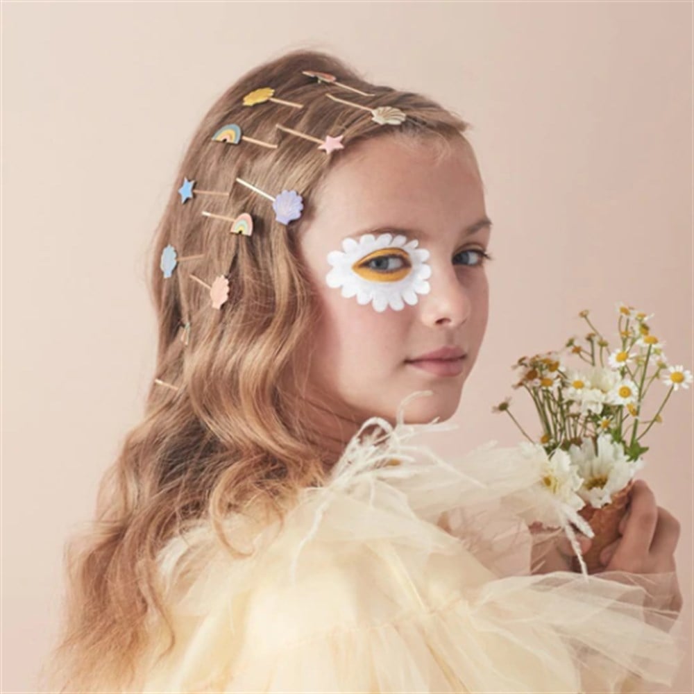 Meri Meri - Star Hair Slides - Yıldız Tokalar - 6Lı