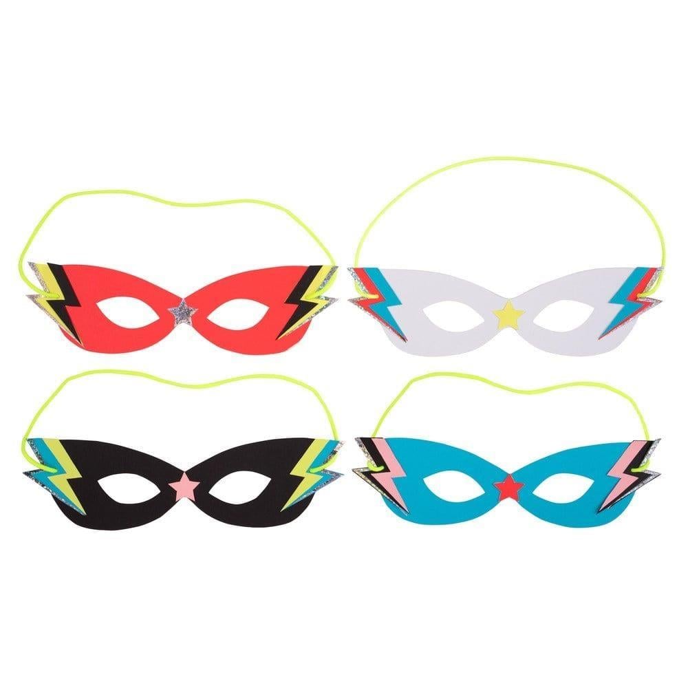 Meri Meri - Superhero Masks - Süper Kahraman Maskeleri - 8Li
