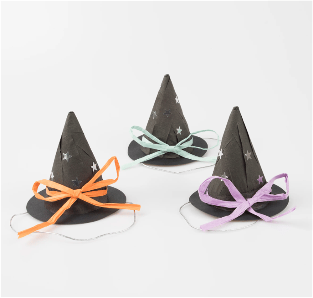 Meri Meri - Surprise Witch Hats - Cadı Şapkası Sürpriz Paketi (3Lü)
