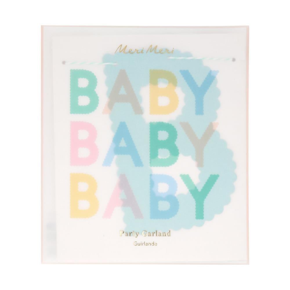 Meri Meri - Tırtıklı Parlak Baby Asılan Süs