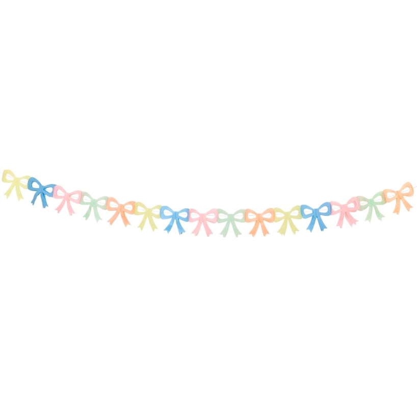 Meri Meri - Tissue Paper Bow Garland - Fiyonk Asılan Süsler (X3)