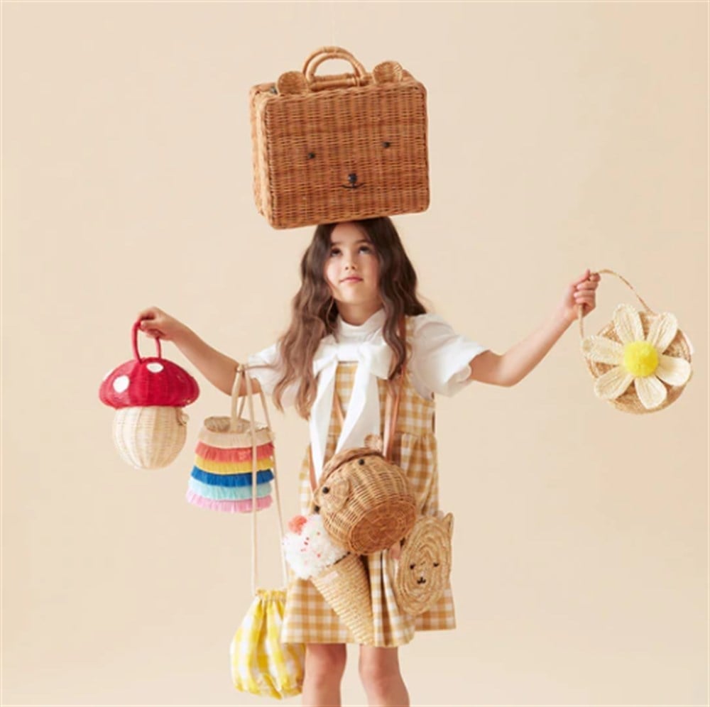 Meri Meri - Toadstool Basket - Mantar Çanta
