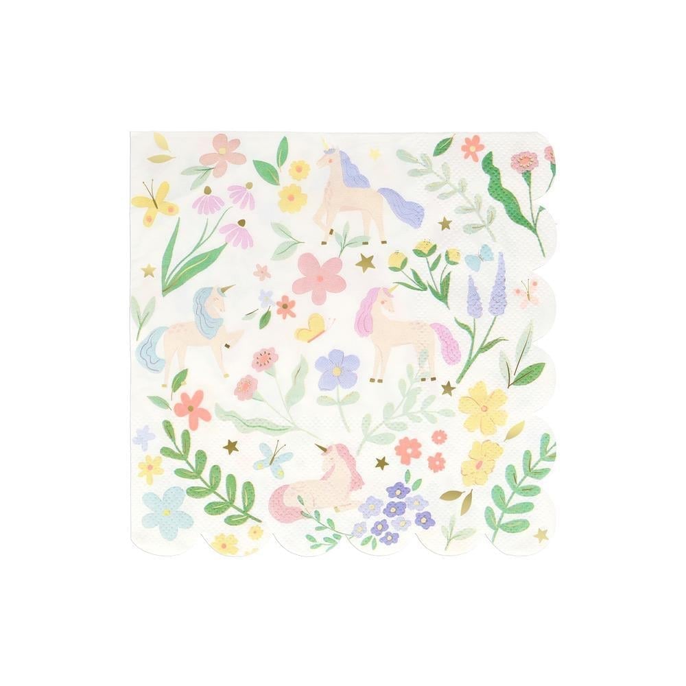Meri Meri - Unicorn Peçeteler - L - 16 Adet