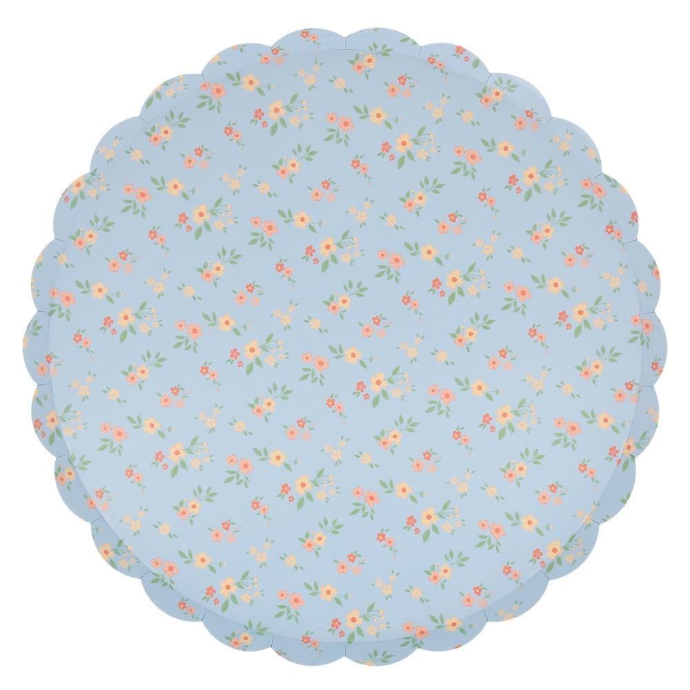 Meri Meri - Vintage Ditsy Tabaklar - L - 8 Adet