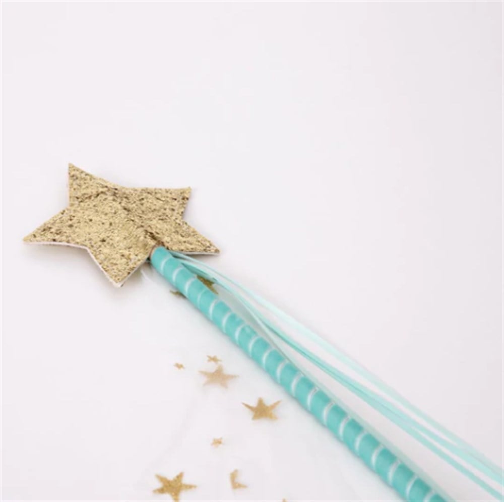 Meri Meri - White Tulle Wand - Beyaz Tüllü Sihirli Değnek