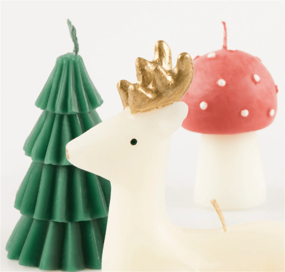 Meri Meri - Winter Woodland - Orman Mumları - 5 Adet