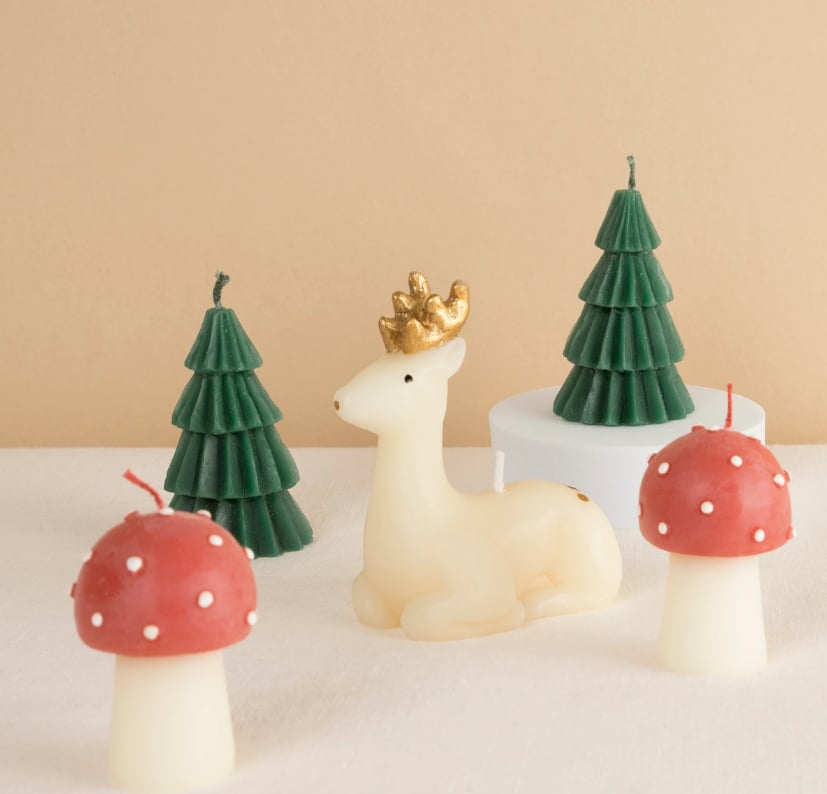 Meri Meri - Winter Woodland - Orman Mumları - 5 Adet