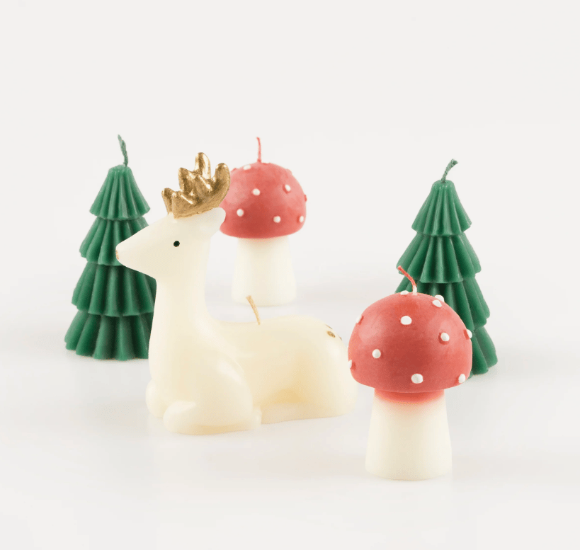 Meri Meri - Winter Woodland - Orman Mumları - 5 Adet