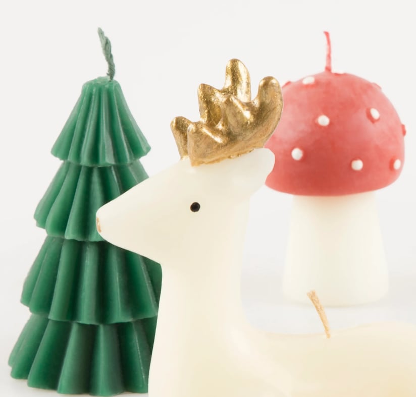Meri Meri - Winter Woodland - Orman Mumları - 5 Adet