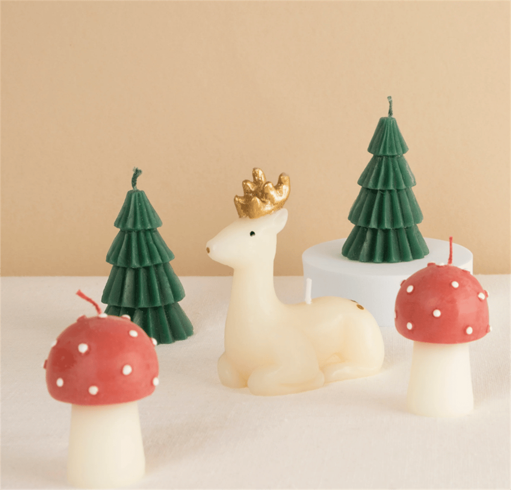 Meri Meri - Winter Woodland - Orman Mumları - 5 Adet