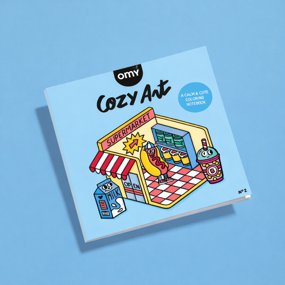 OMY Cozy Art Boyama Kitabı - Supermarket