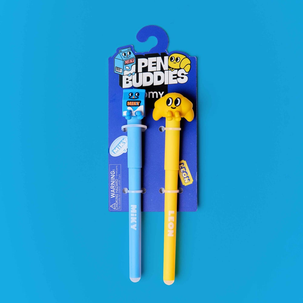 OMY Pen Buddies Silinebilir Kalem - Leon & Miky