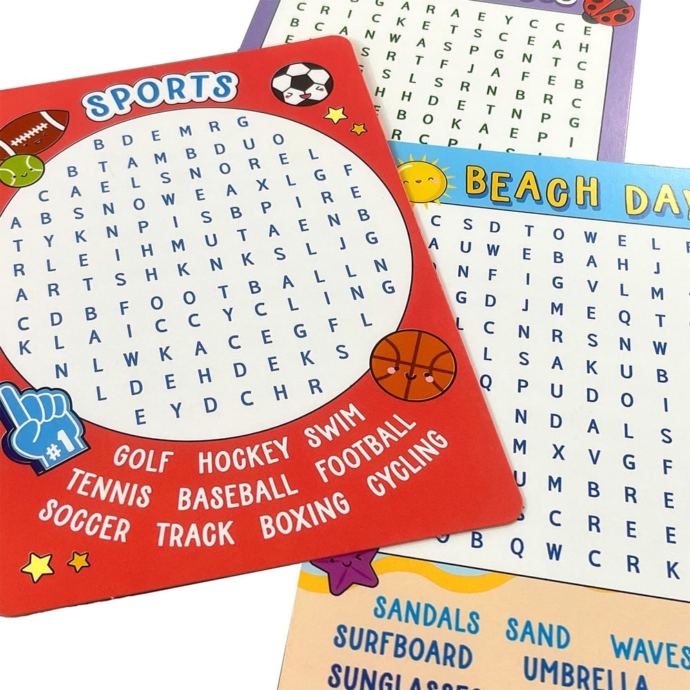 Ooly Aktivite & Oyun Kartları - Word Search