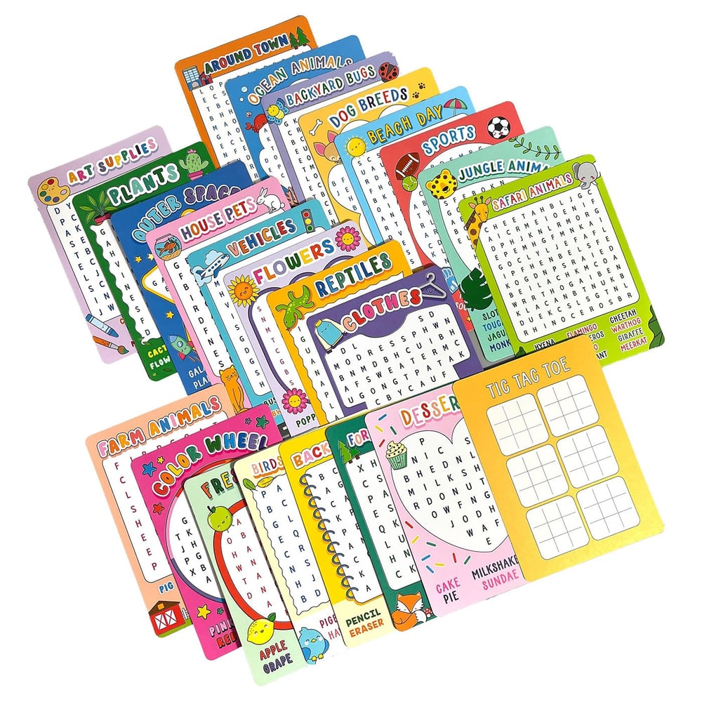 Ooly Aktivite & Oyun Kartları - Word Search
