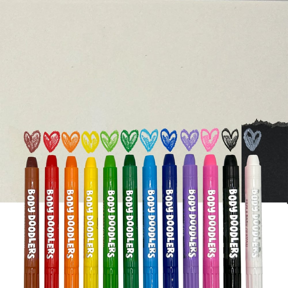 Ooly Body Doodlers 12’li Yüz ve Vücut Boyası