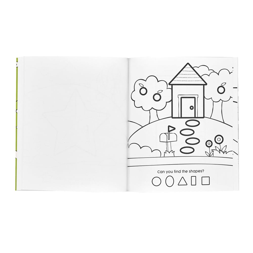 Ooly Boyama Kitabı - 123 Shapes & Numbers