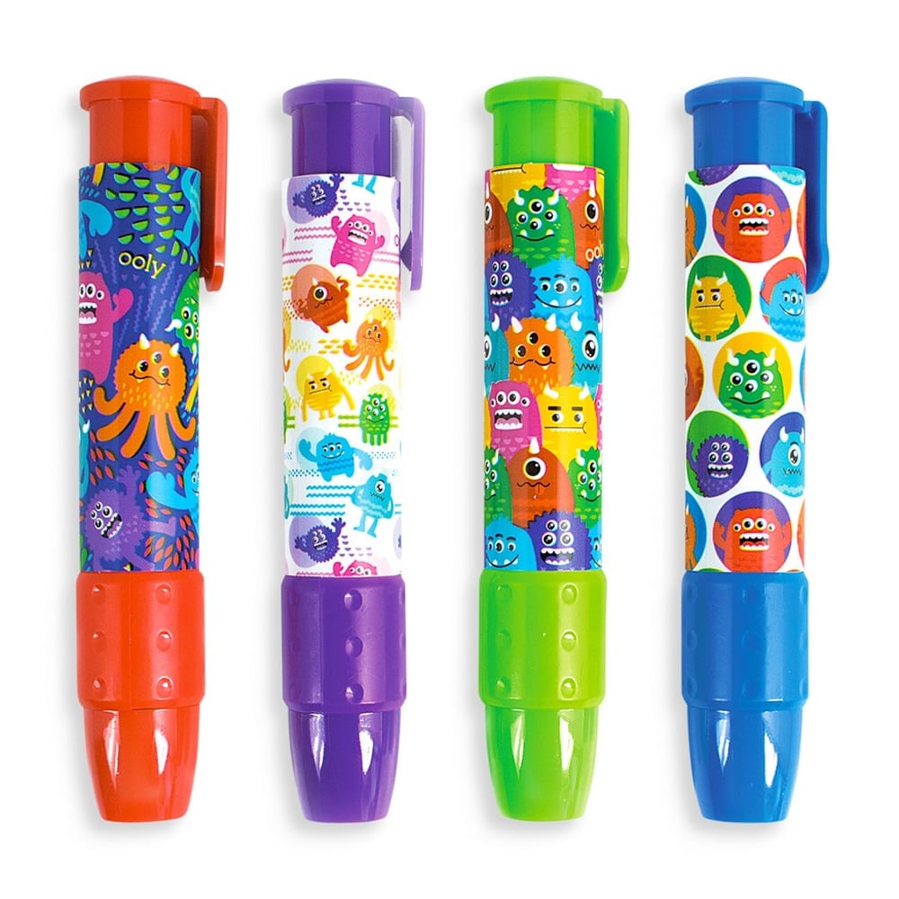 Ooly Click It Monsters Silgi - Kırmızı