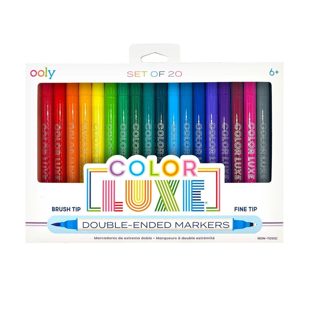 Ooly Color Luxe Çift Uçlu 20’li Keçeli Kalem