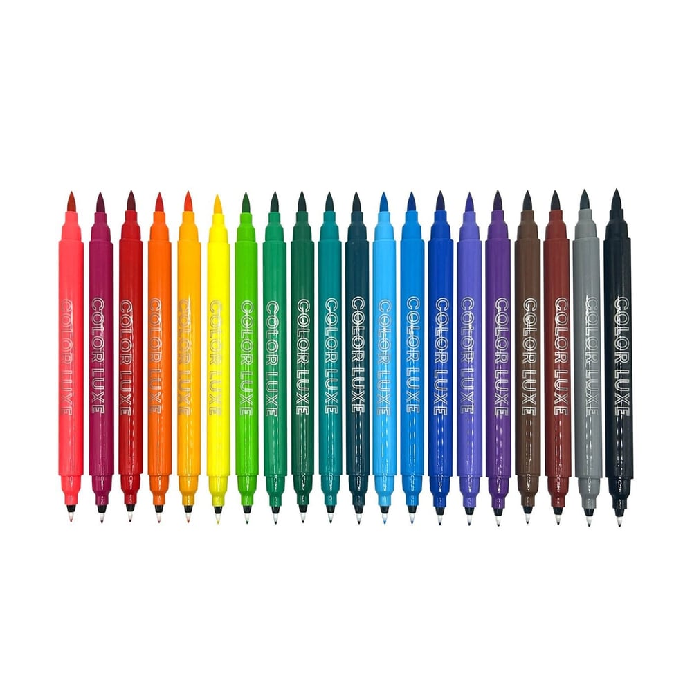 Ooly Color Luxe Çift Uçlu 20’li Keçeli Kalem
