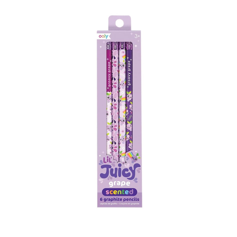 Ooly Lil Juicy Üzüm Kokulu 6lı Kurşun Kalem Seti