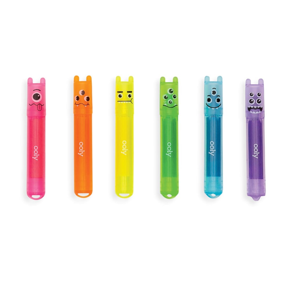 Ooly Monster Mini Kokulu 6lı Highlighter