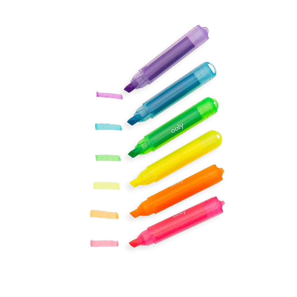 Ooly Monster Mini Kokulu 6lı Highlighter