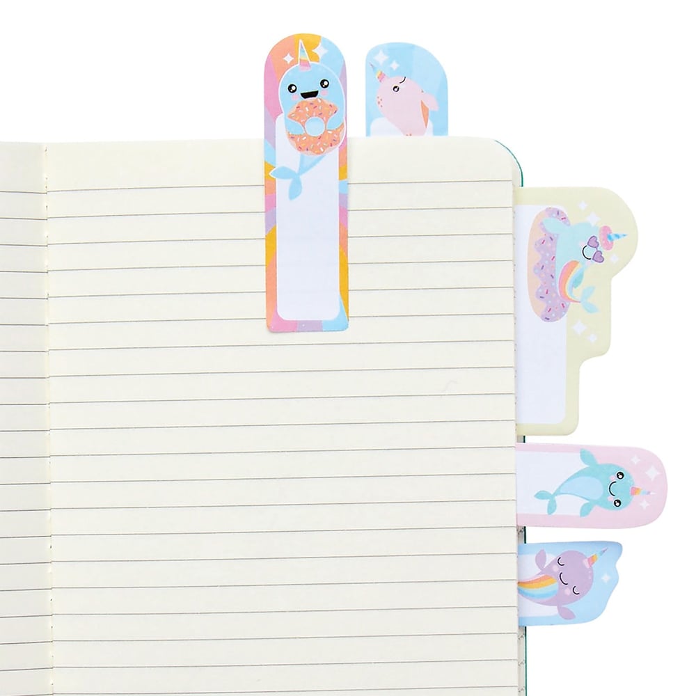 Ooly Note Pals Yapışkanlı Etiket Seti - Nom Nom Narwhals