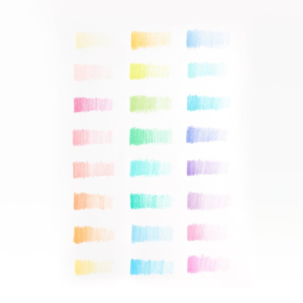 Ooly Pastel Hues 24lü Kuru Boya Kalemi