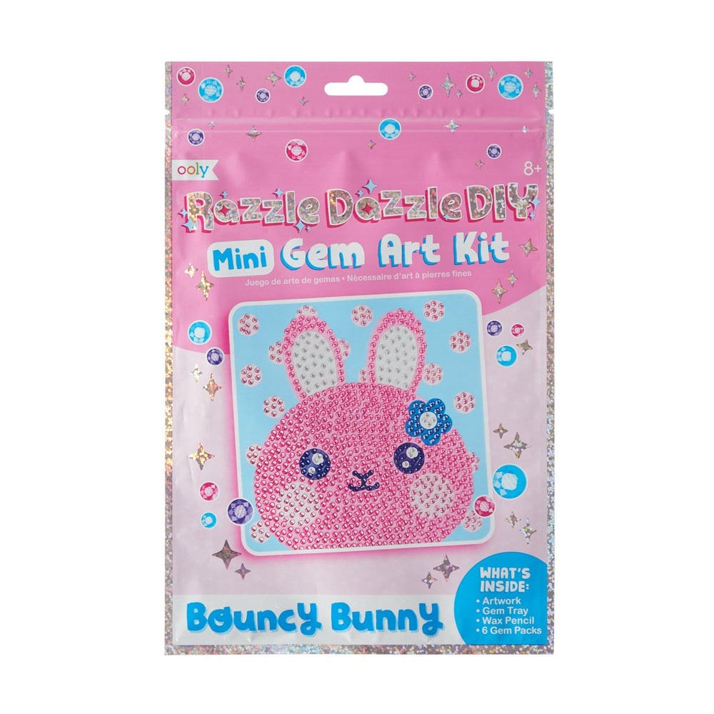 Ooly Razzle Dazzle Mini Kristal Sanat Seti - Bouncy Bunny