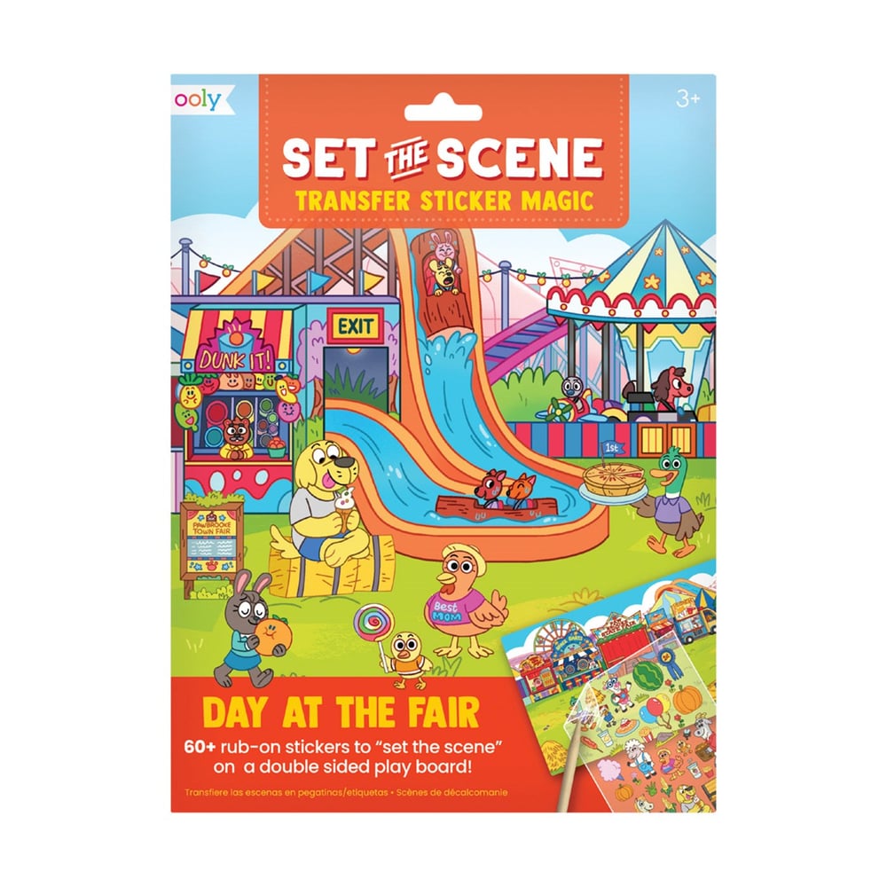 Ooly Set The Scene Transfer Çıkartma Seti - Day At The Fair