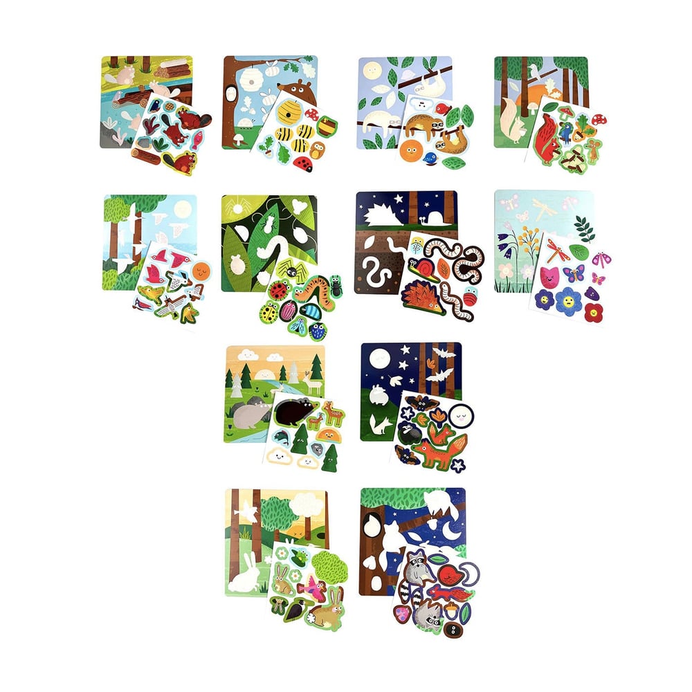 Ooly Sticker Scenes Çıkartma Sahnesi - In The Forest