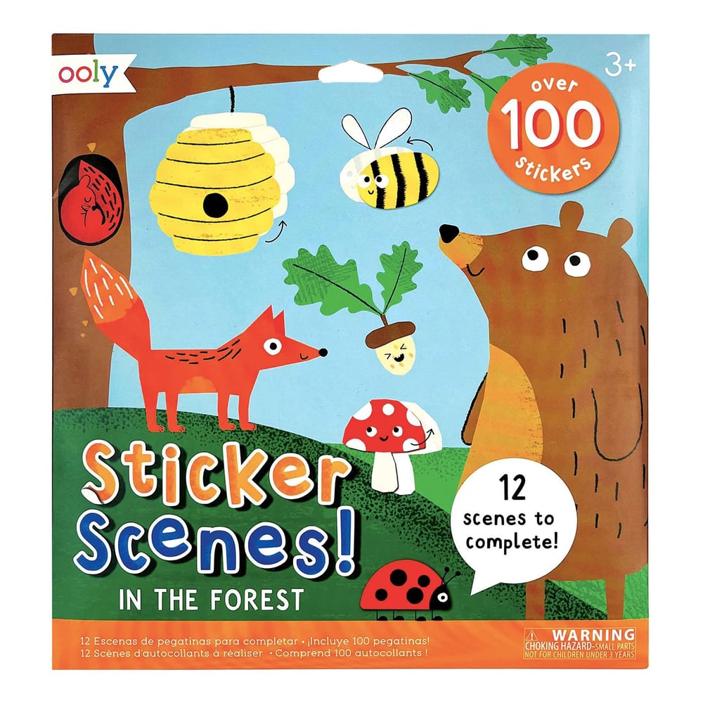 Ooly Sticker Scenes Çıkartma Sahnesi - In The Forest