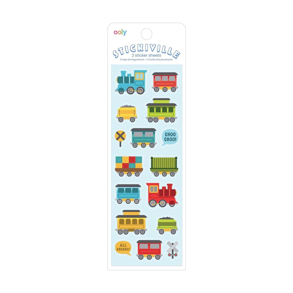 Ooly Stickiville Çıkartmalar - All Aboard!