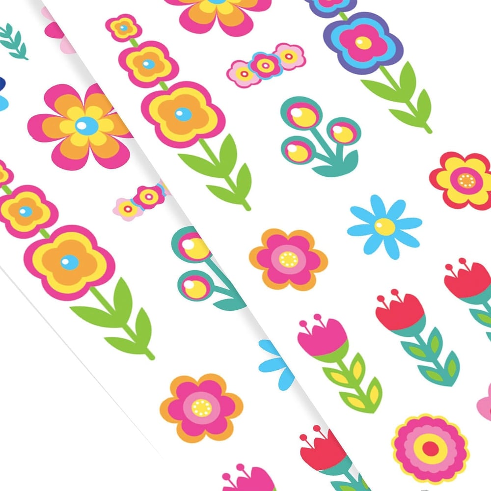 Ooly Stickiville Çıkartmalar - Fun Flowers