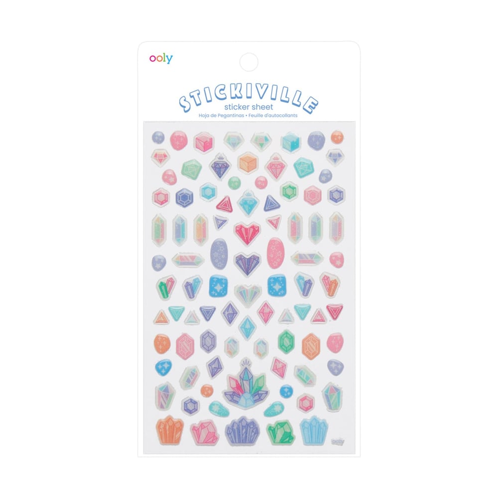 Ooly Stickiville Çıkartmalar - Glitter Gem