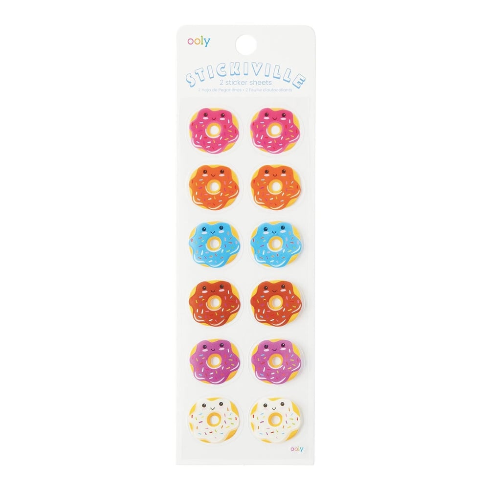 Ooly Stickiville Çıkartmalar - Happy Donuts