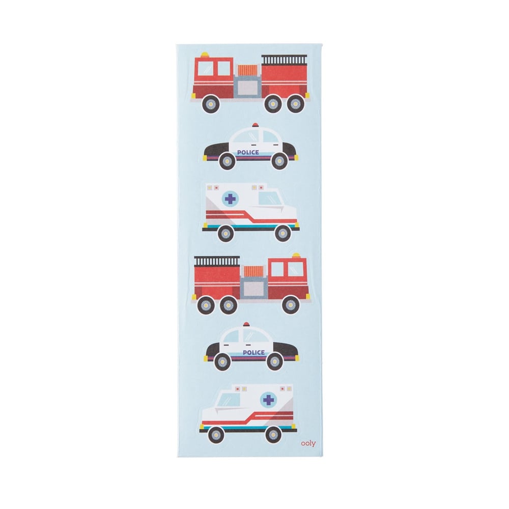 Ooly Stickiville Çıkartmalar - Helping Vehicles
