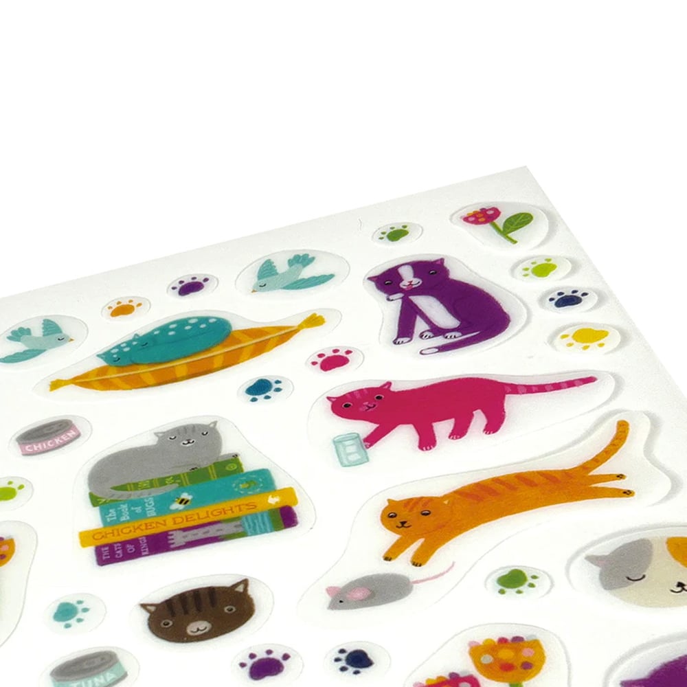 Ooly Stickiville Çıkartmalar - Quirky Cats