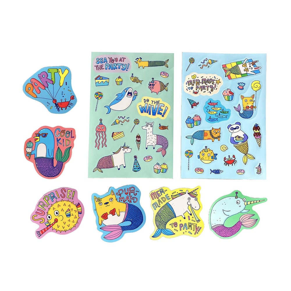 Ooly Stickiville Kokulu Çıkartmalar - Mer-Made to Party