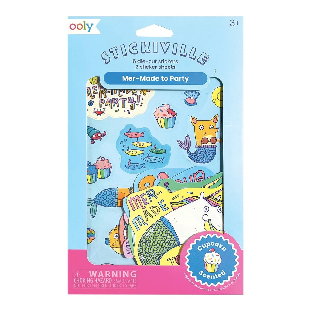 Ooly Stickiville Kokulu Çıkartmalar - Mer-Made to Party