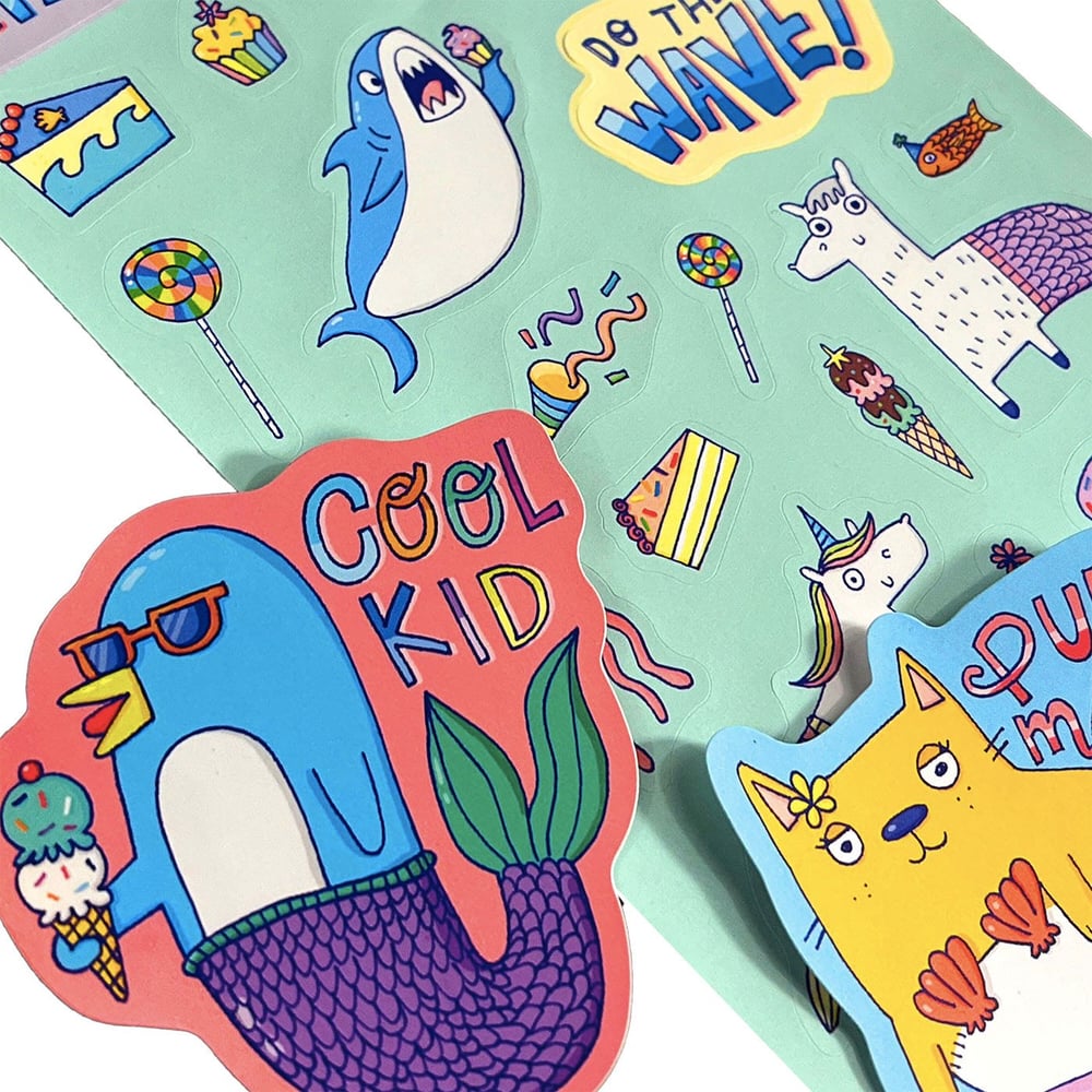 Ooly Stickiville Kokulu Çıkartmalar - Mer-Made to Party