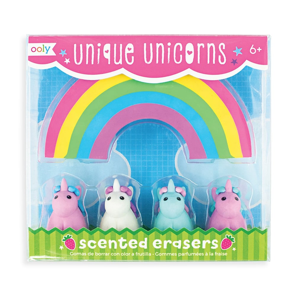 Ooly Unique Unicorn Silgi Seti - Çilek Kokulu