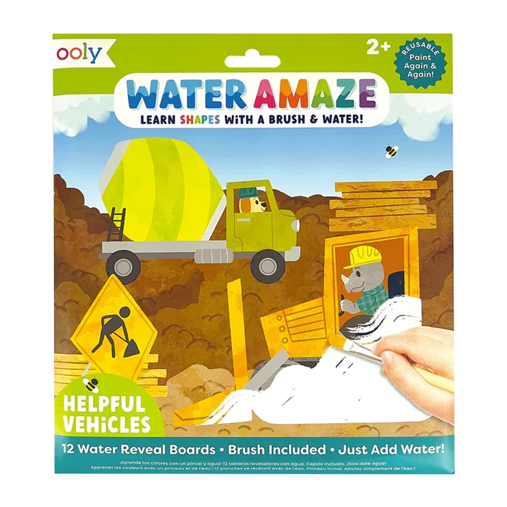 Ooly Water Amaze Boyama Seti - Helpful Vehicles