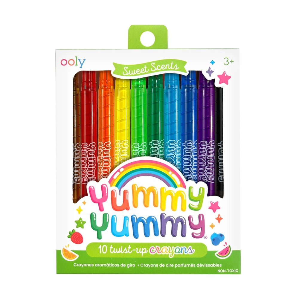 Ooly Yummy Yummy Kokulu Çevirmeli 10lu Boya Kalemi