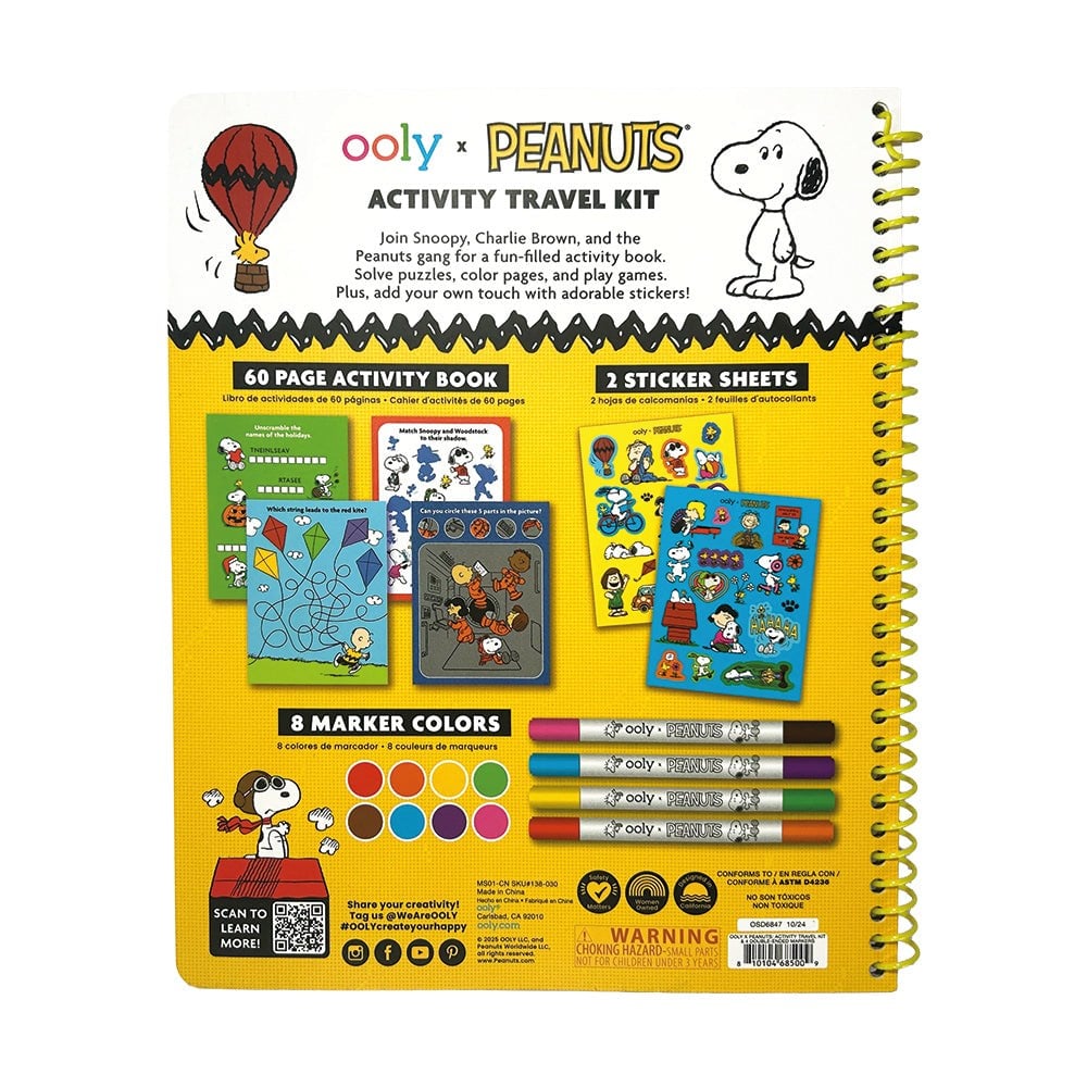 Ooly x Peanuts Seyahat Aktivite Seti