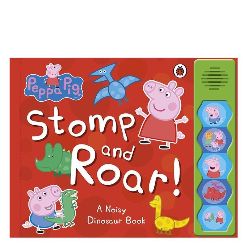 PEPPA PIG - STOMP AND ROAR A NOISY DINOSAUR BOOK