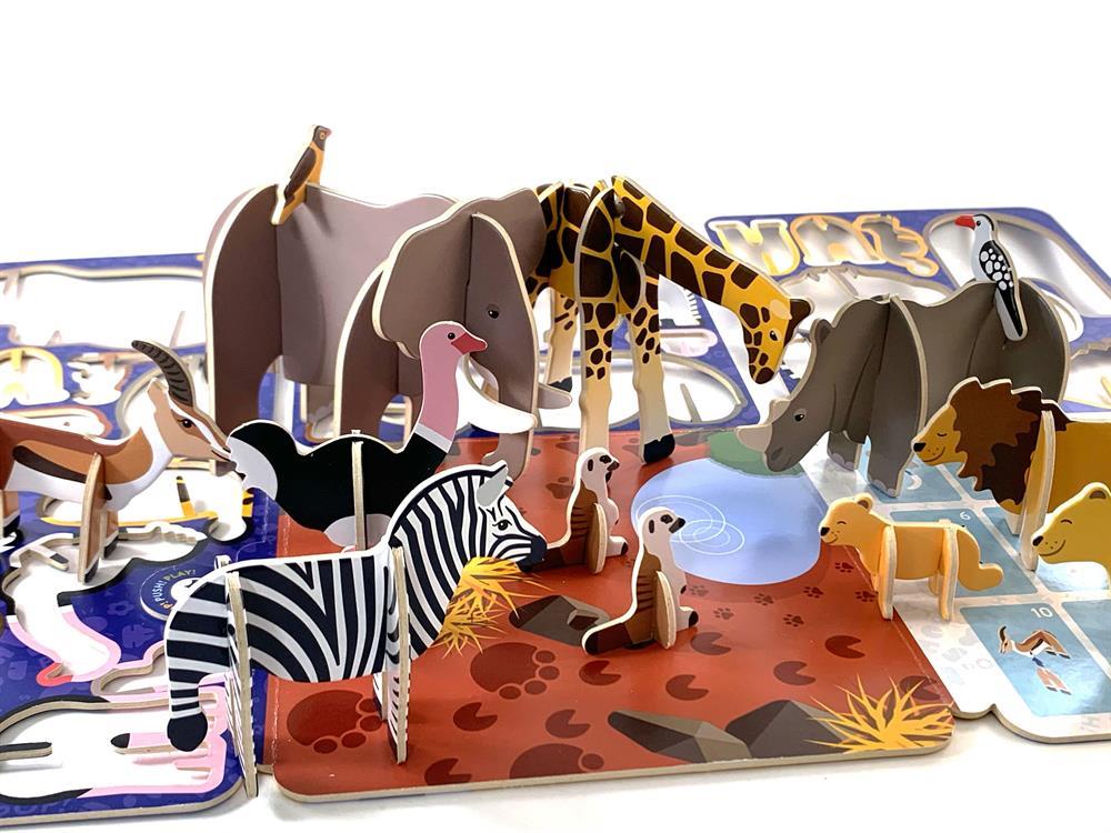Playpress - Story Playset - Savannah Animals