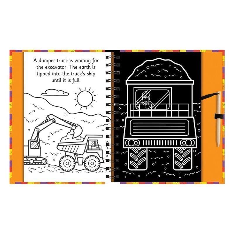 Scratch And Draw - Construction Site